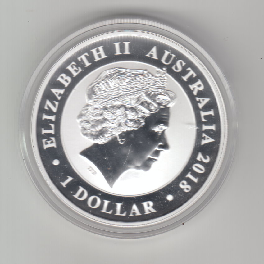  Australien, 1 Dollar 2018, Australian Silver Schwan, 1 unze oz 999 Silber   