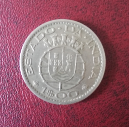  * * * GOA - Portugiesischer India - 1 escudo 1958  * * *   