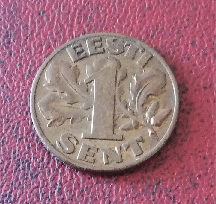  * * * ESTONIA, 1 SENT 1929 * * *   