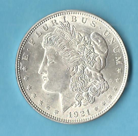  USA Morgan Dollar 1921 prägefrisch vz+ Münzenankauf Koblenz Frank Maurer AC19   