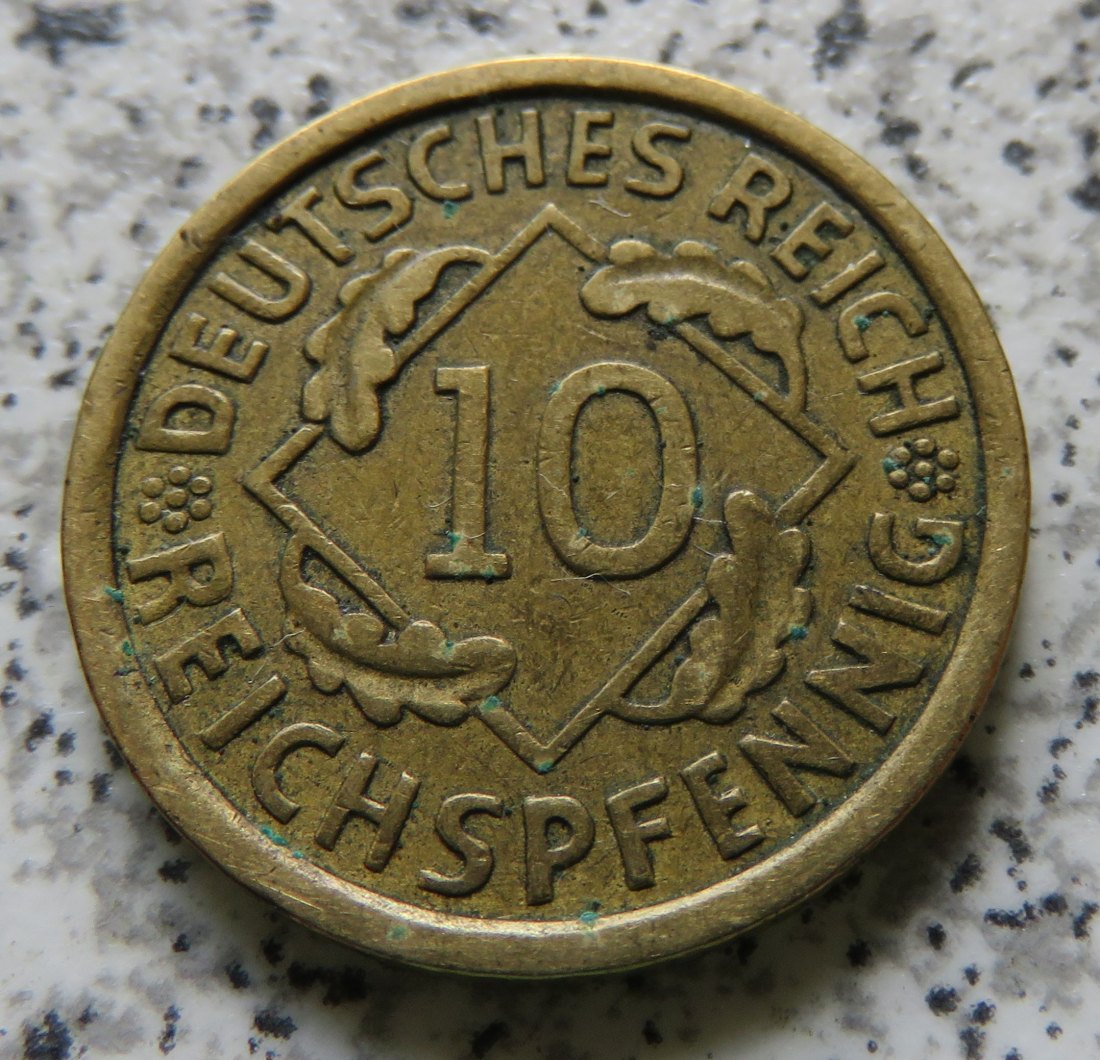  Weimarer Republik 10 Reichspfennig 1929 A   