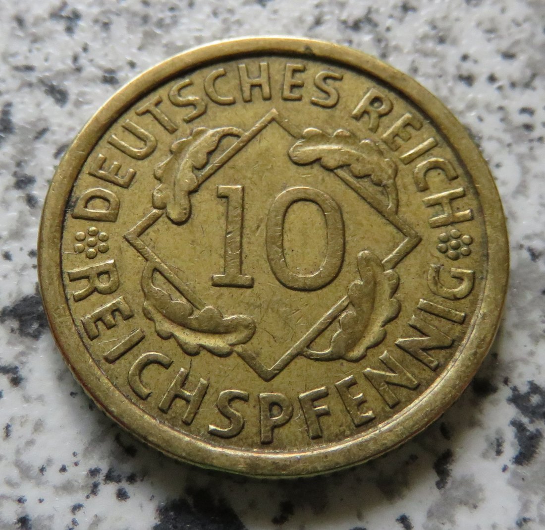  Weimarer Republik 10 Reichspfennig 1930 A   