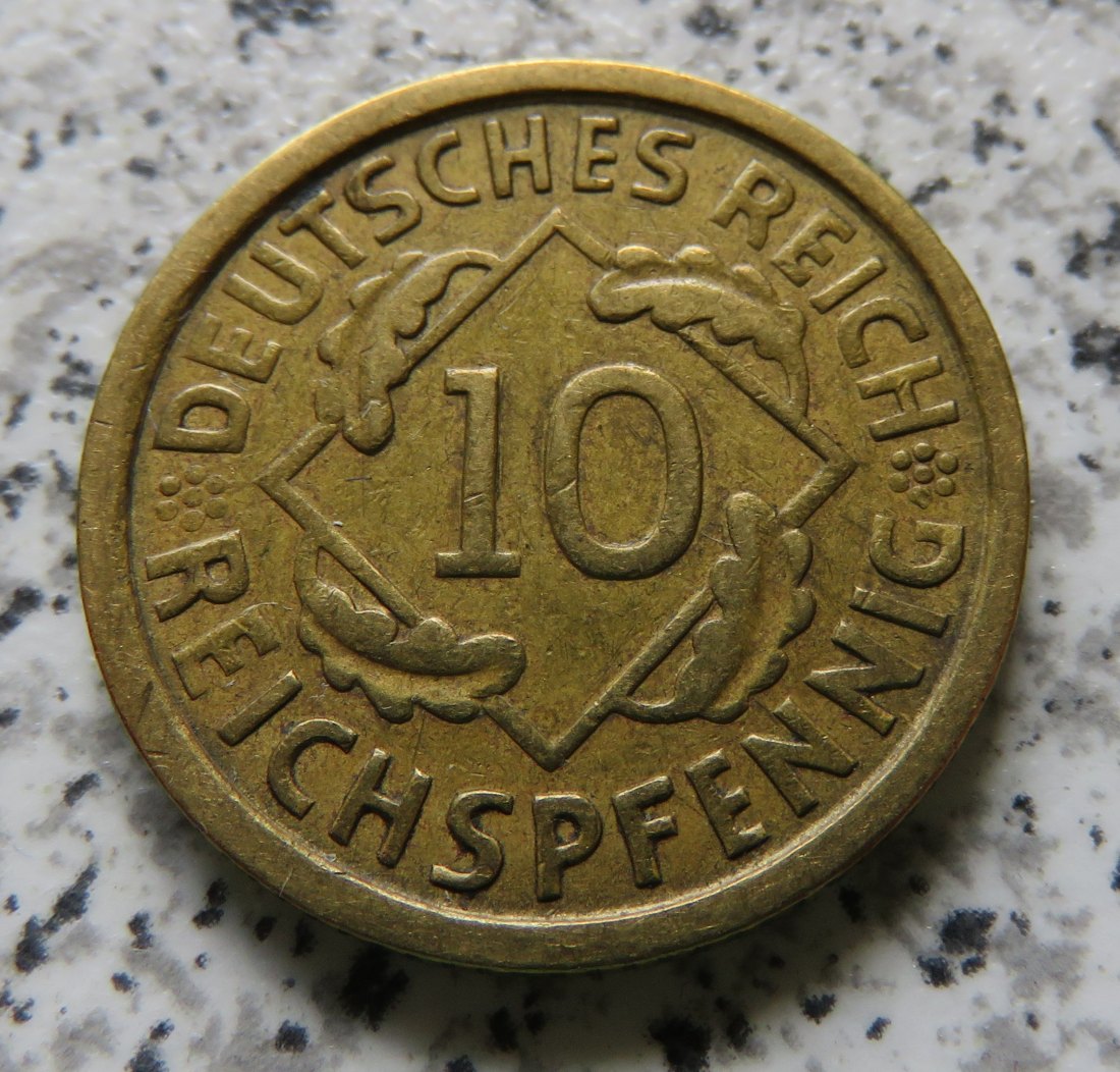  Weimarer Republik 10 Reichspfennig 1932 A   