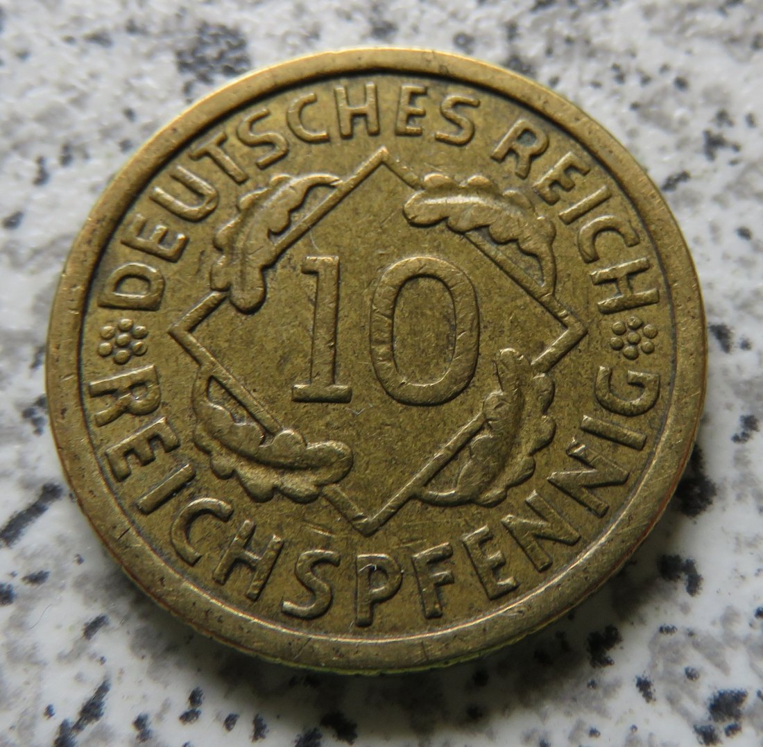  Weimarer Republik 10 Reichspfennig 1935 E   