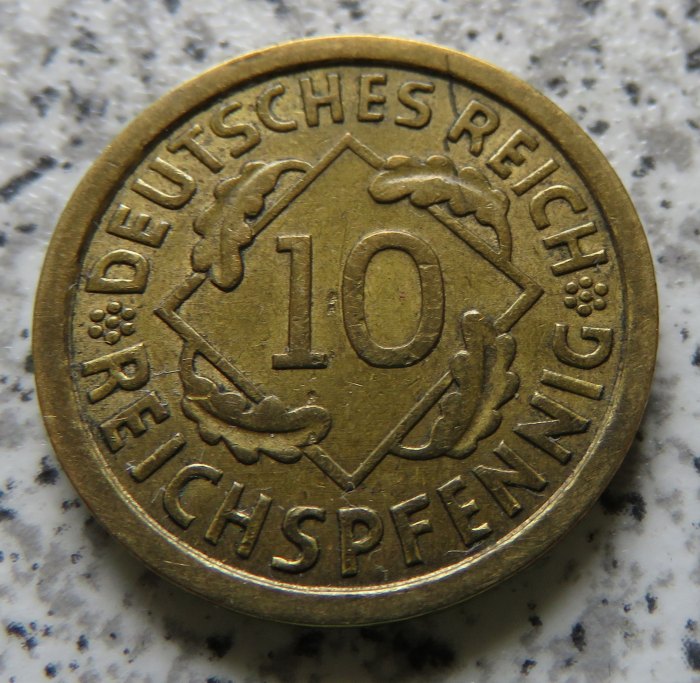  Weimarer Republik 10 Reichspfennig 1936 A   