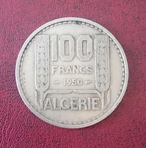  * * * ALGERIE, 100 FRANCS 1950 * * *   