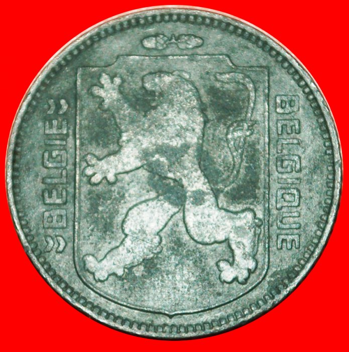 * OCCUPATION BY GERMANY:BELGIUM★1 FRANC 1944! DUTCH LEOPOLD III (1934-1950)★LOW START ★ NO RESERVE!