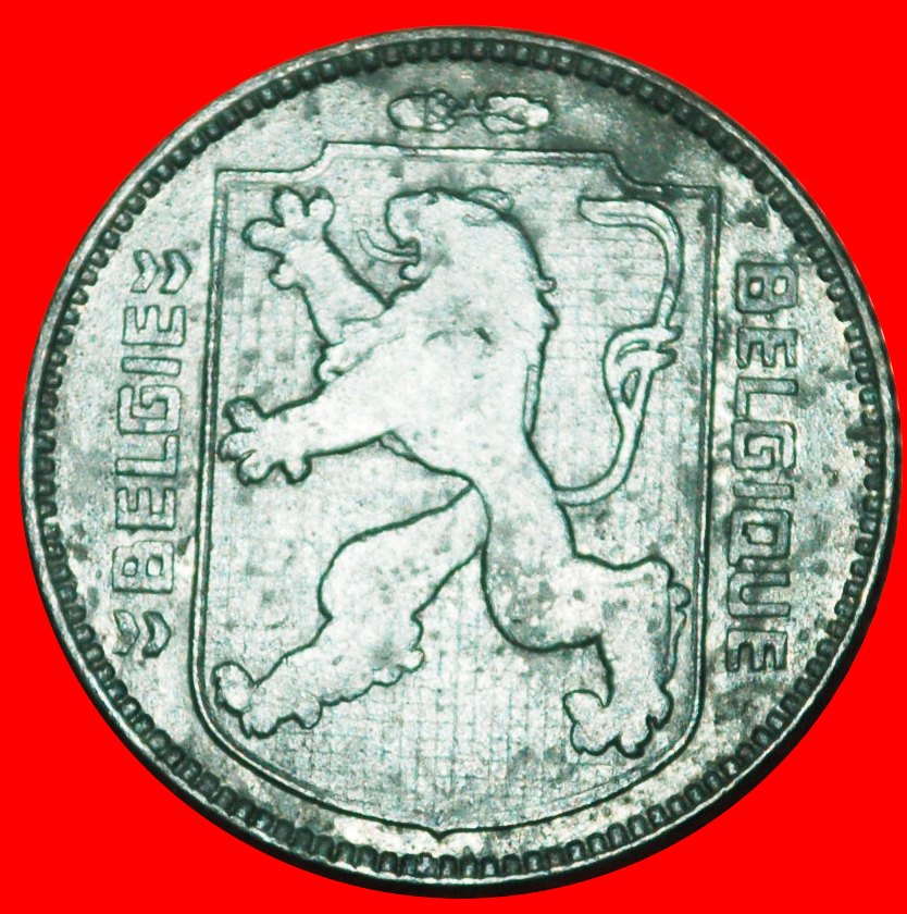  * OCCUPATION BY GERMANY:BELGIUM★1 FRANC 1945! DUTCH LEOPOLD III (1934-1950)★LOW START ★ NO RESERVE!   