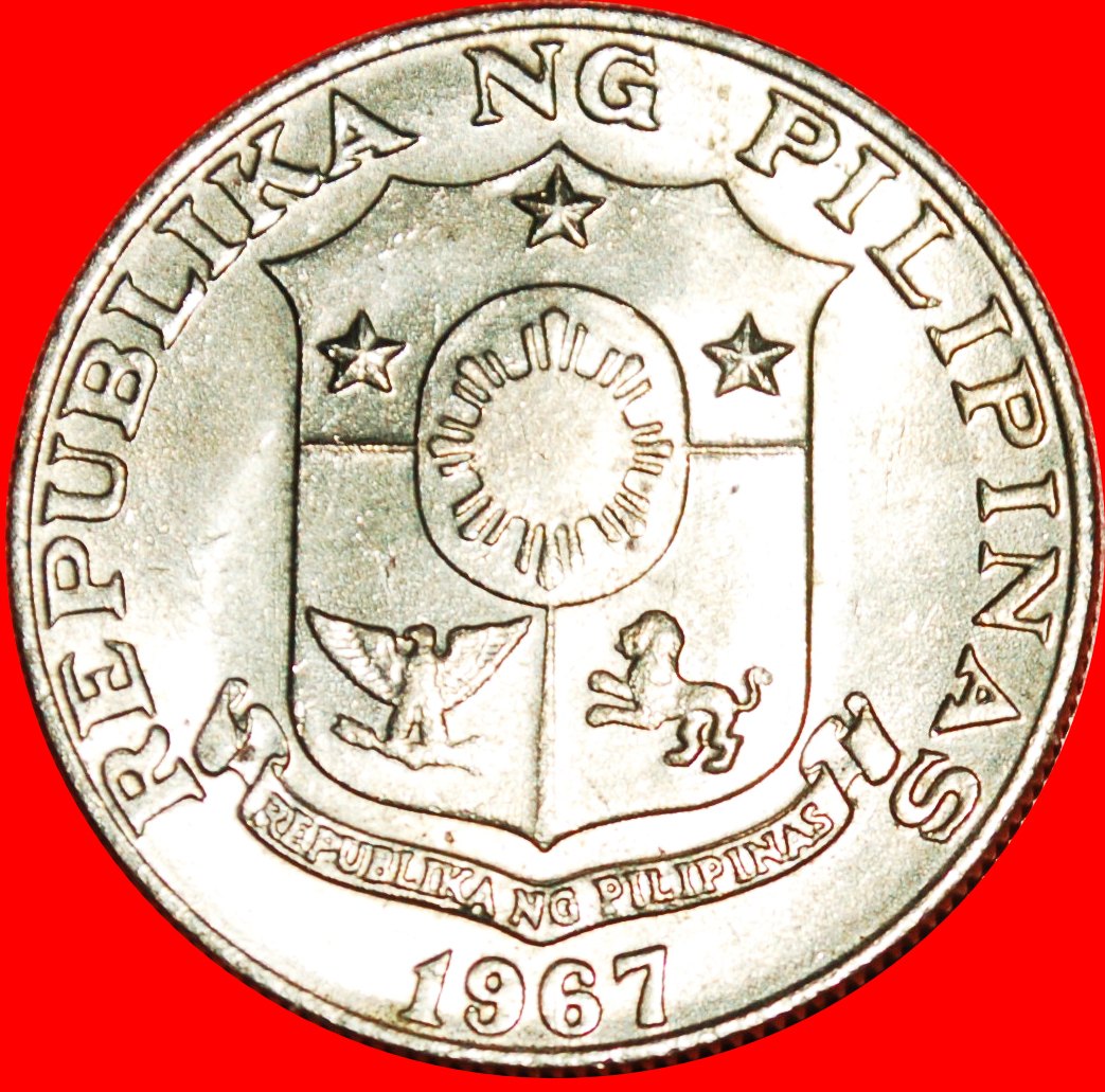  * USA (1967-1974): PHILIPPINES★50 SENTIMOS 1967 DEL PILAR (1850-1896) LUSTRE★LOW START ★ NO RESERVE!   