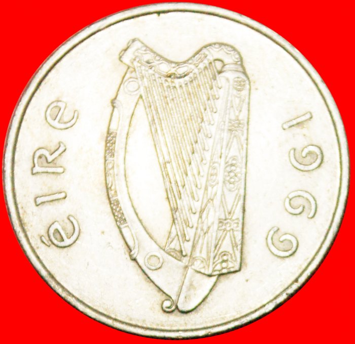  * LACHS FISCH (1969-1986): IRLAND ★ 10 PENCE 1969!★OHNE VORBEHALT   