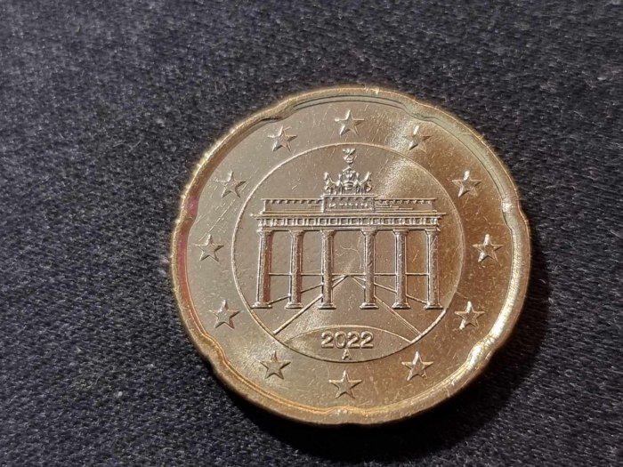  Deutschland 20 Cent 2022 A STG   