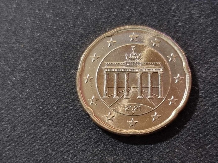  Deutschland 20 Cent 2021 F STG   