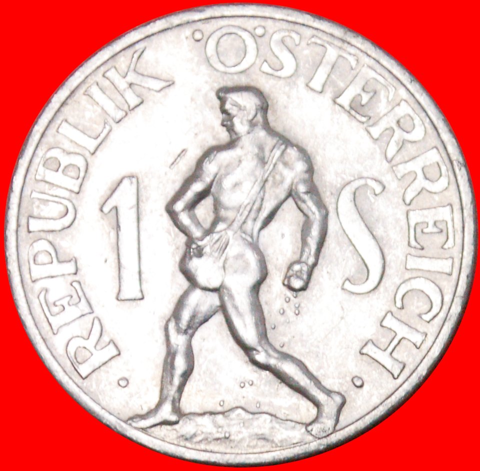  * HAMMER AND SICKLE (1946-1957): AUSTRIA ★ 1 SHILLING 1952 NUDE SOWER! LOW START ★ NO RESERVE!   