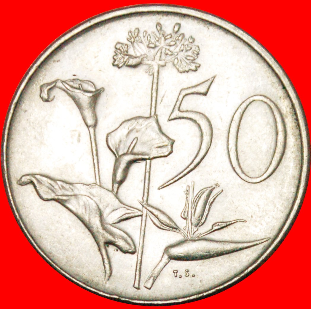  * PRÄSIDENTSCHAFT 1968-1975 FOUCHE (1898-1980): SÜDAFRIKA ★ 50 CENT 1976!★OHNE VORBEHALT!   