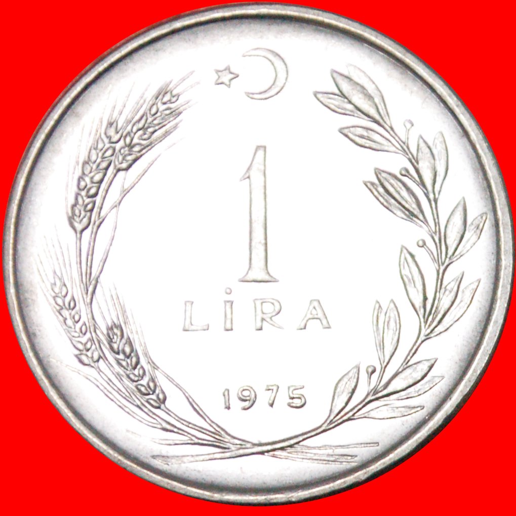  * ATATURK (1923-1938): TURKEY 1 LIRA 1975!★LOW START ★ NO RESERVE!   