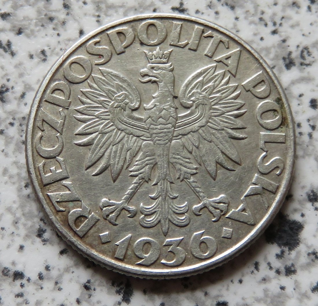  Polen 2 Zloty 1936   
