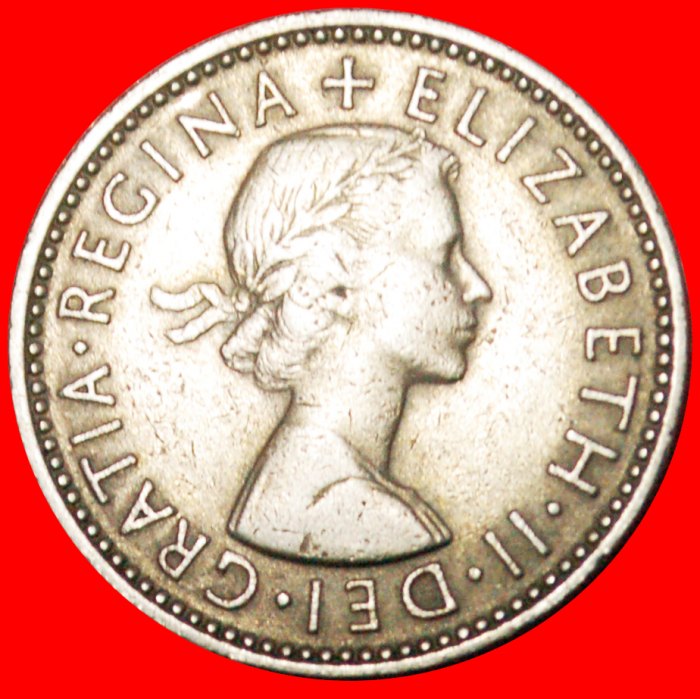  *SCOTTISH CREST 1954-1970:GREAT BRITAIN★1 SHILLING 1958★ELIZABETH II 1953-2022★LOW START★NO RESERVE!   