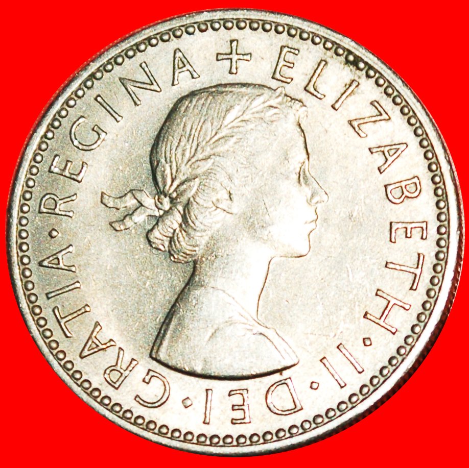  *SCHOTTISCHER LÖWE 1954-1970:GROSSBRITANNIEN★1 SHILLING 1966★ELISABETH II. 1953-2022★OHNE VORBEHALT!   