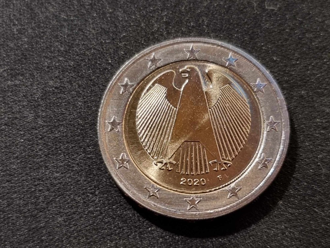  Deutschland 2 Euro 2020 F STG   