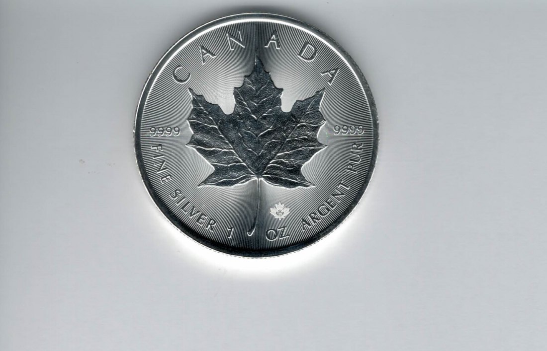  5 Dollar 2021 Maple Leaf 1 Oz 999,9/31,1g silber Canada Kanada Spittalgold9800 (5378)   