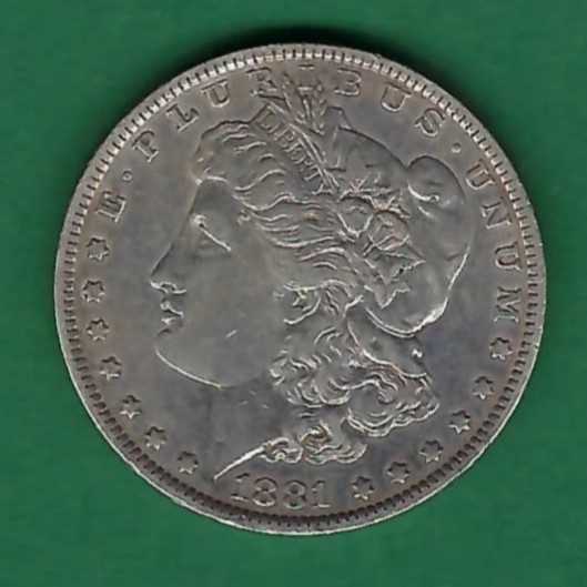  USA Morgan Dollar 1881 O Münzenankauf Goldankauf Koblenz Frank Maurer AC 102   