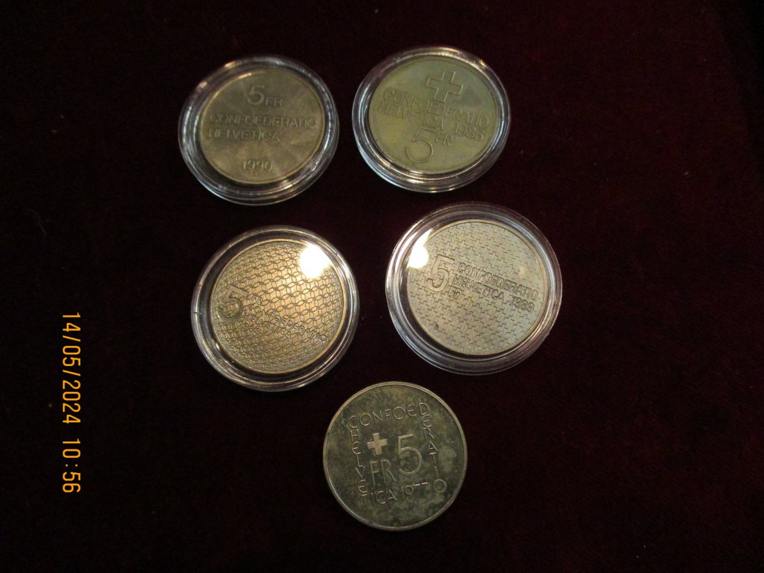  Lot - Sammlung Münzen Schweiz 25 Franken / M20   