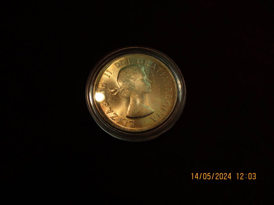  Kanada Dollar 1964 Silbermünze   