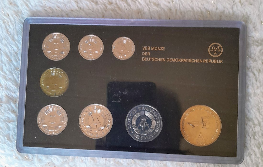  DDR Kursmünzensatz Mini Schmelzen 1986 stempelglanz OVP   