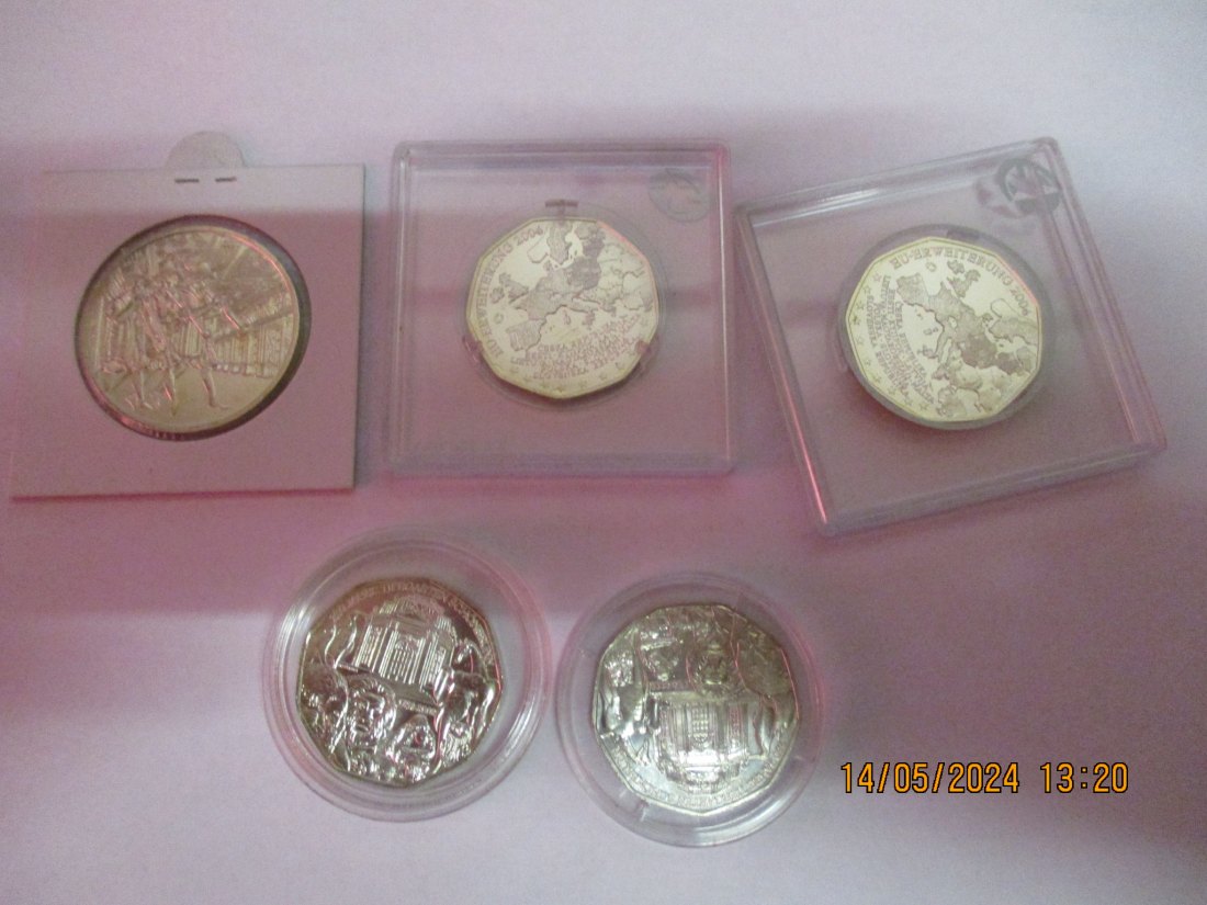  Lot Sammlung 30 Euro Münzen Österreich Silbermünzen /0RM   