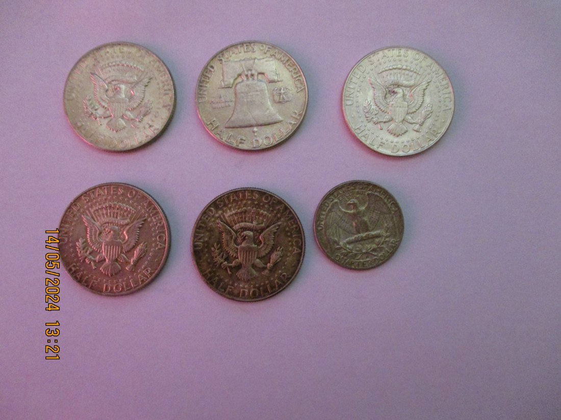  Lot Sammlung USA Dollar Silbermünzen /1MR   