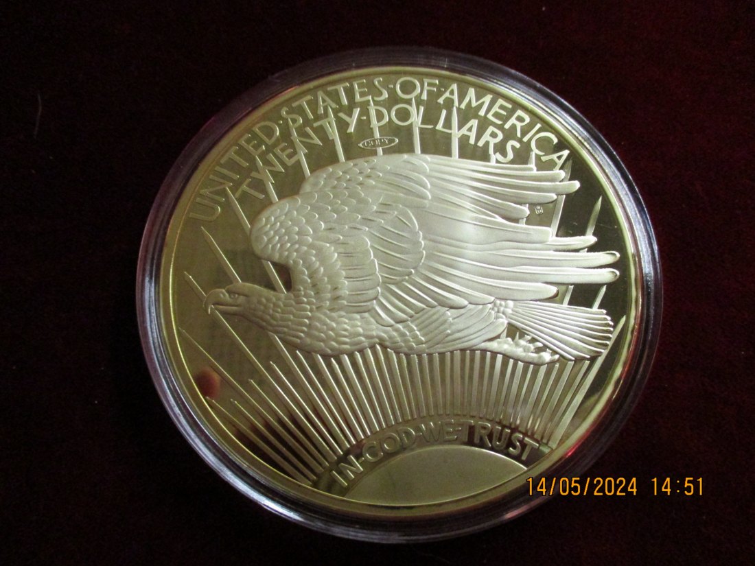  Medaille Liberty mit Zertifikat siehe Foto /1   