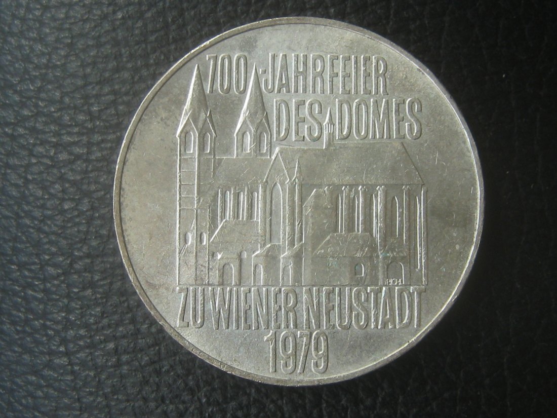  Österreich 100 Schilling; Dom zu Wiener Neustadt 1979; 640er Silber, 23,93 Gramm   