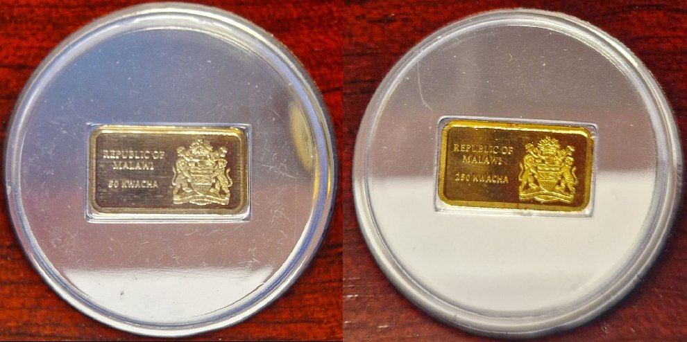  Republic of Malawi Investment Coin set 2010 Goldankauf Frank Maurer AC 116   