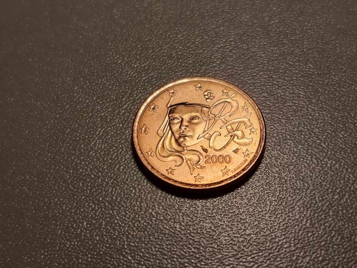  Frankreich 5 Cent 2000 STG   