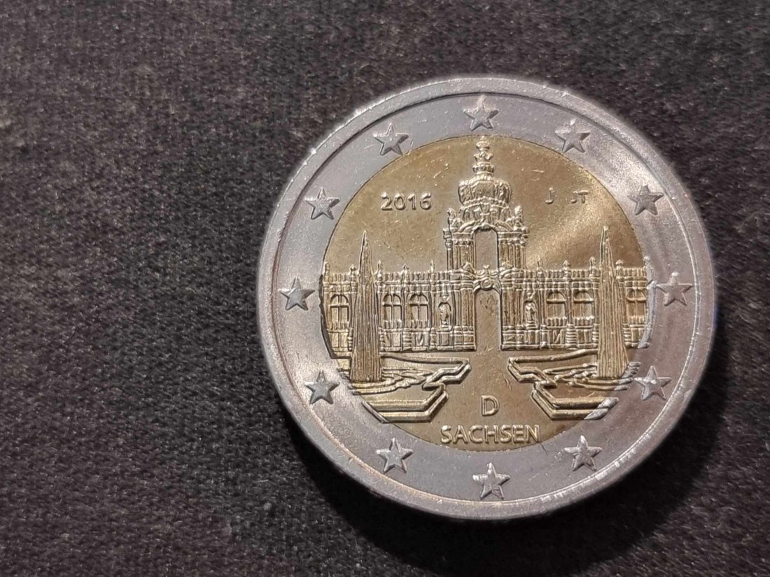  Deutschland 2 Euro 2016 J STG - Dresdener Zwinger   