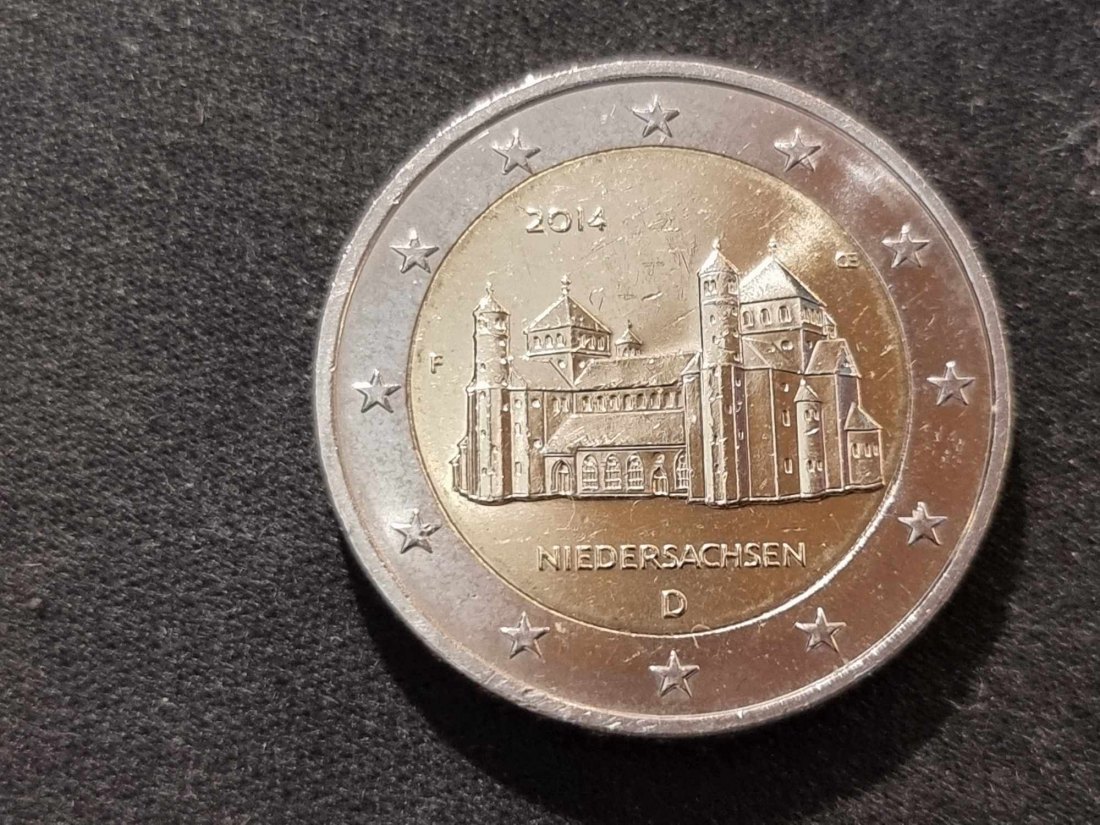  Deutschland 2 Euro 2014 F STG - Michaeliskirche Hildesheim   