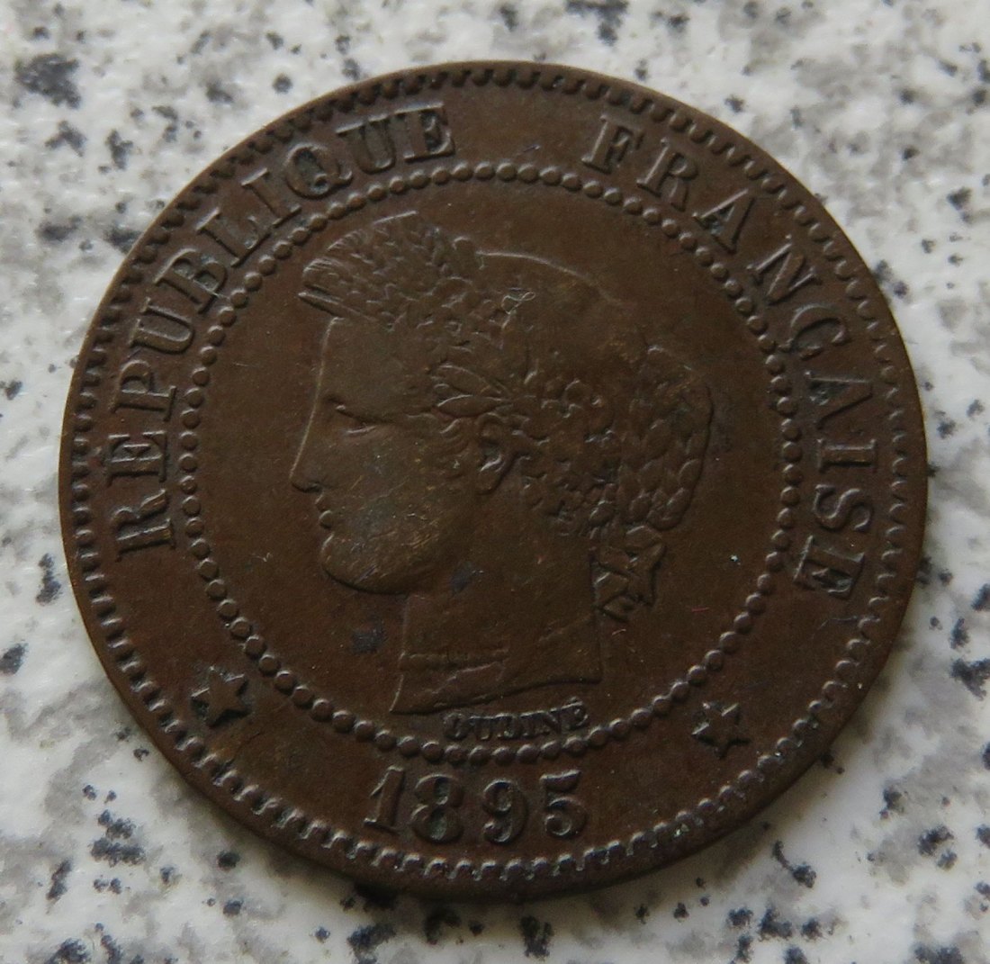  Frankreich 2 Centimes 1895 A   