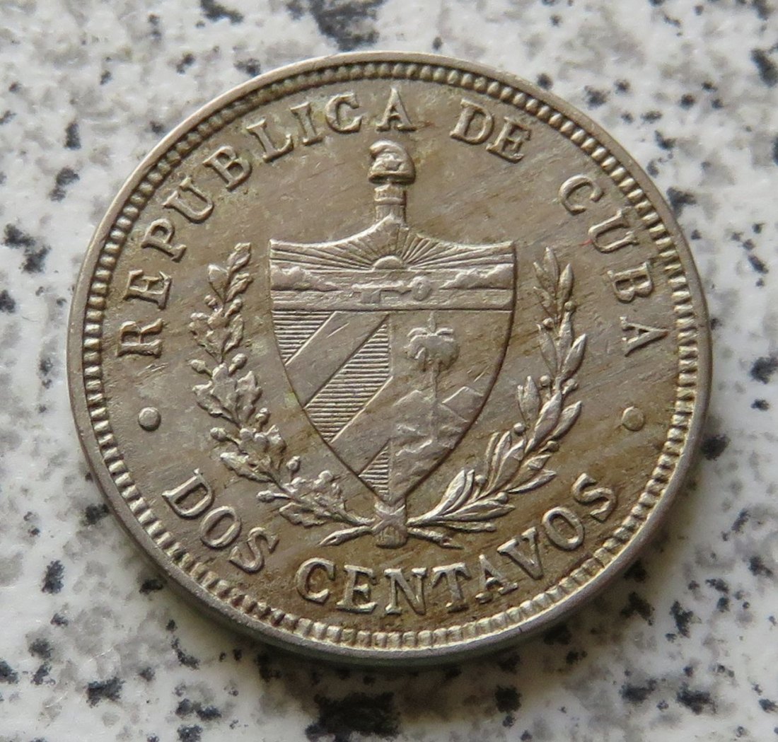  Cuba 2 Centavos 1916   