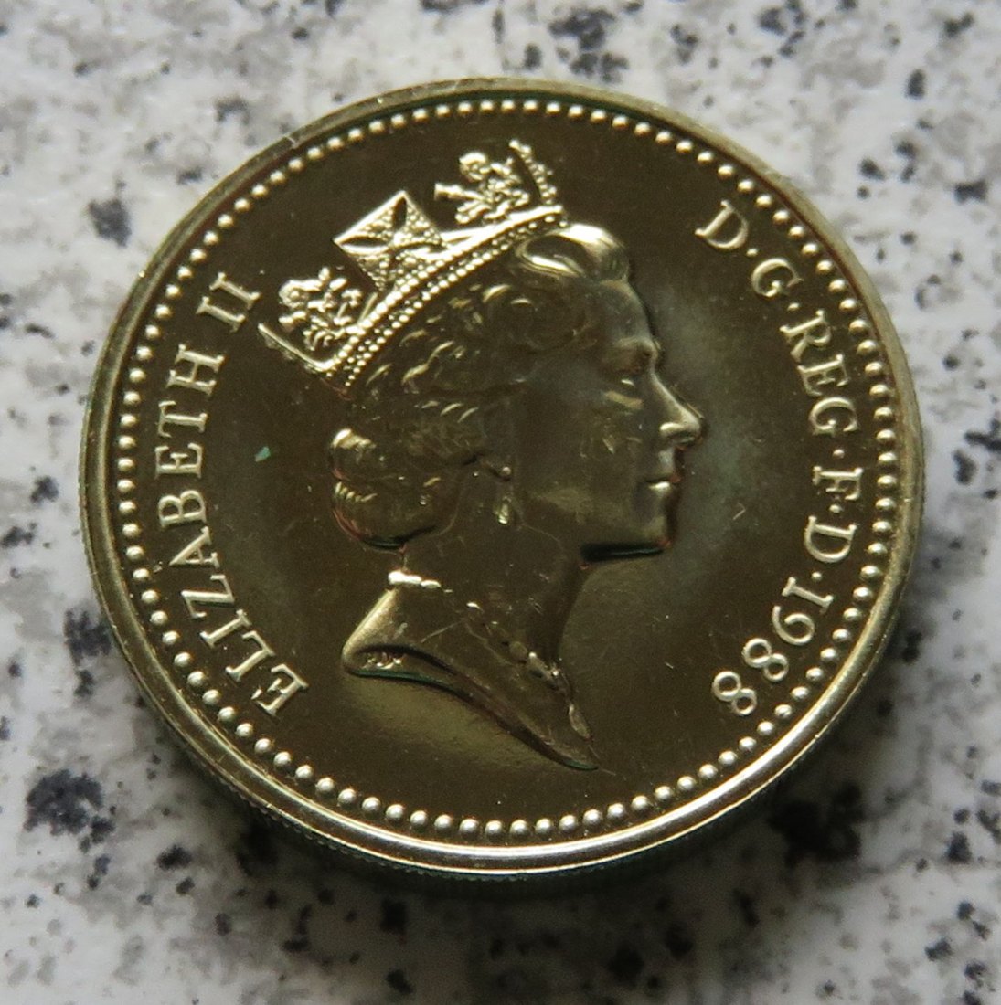  Großbritannien 1 Pfund 1988 / One Pound 1988, Erhaltung   