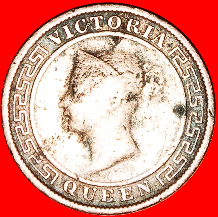  * PALME: CEYLON ★ 1 CENT 1870! VICTORIA (1837-1901)! OHNE VORBEHALT!   