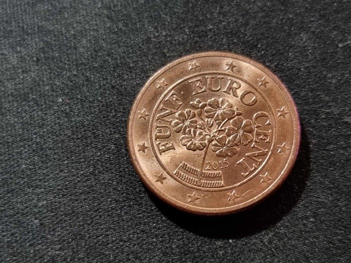  Österreich 5 Cent 2015 STG   