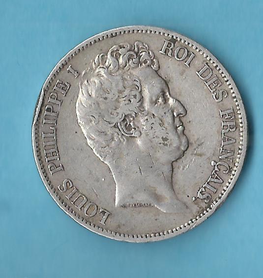  Frankreich 5 Francs 1831 Louis Phil.ca.25 Gramm Münzenankauf Koblenz Frank Maurer AC213   