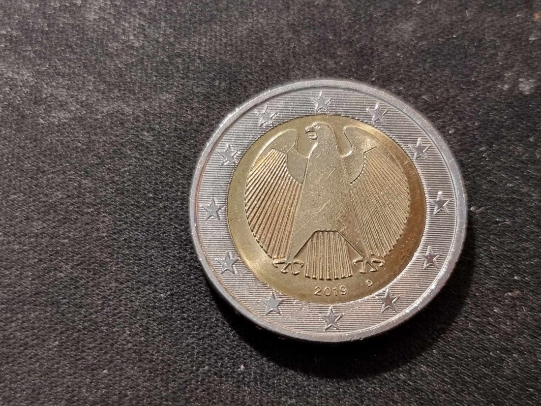  Deutschland 2 Euro 2019 D STG   