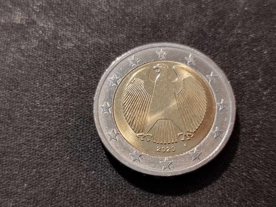  Deutschland 2 Euro 2020 F STG   