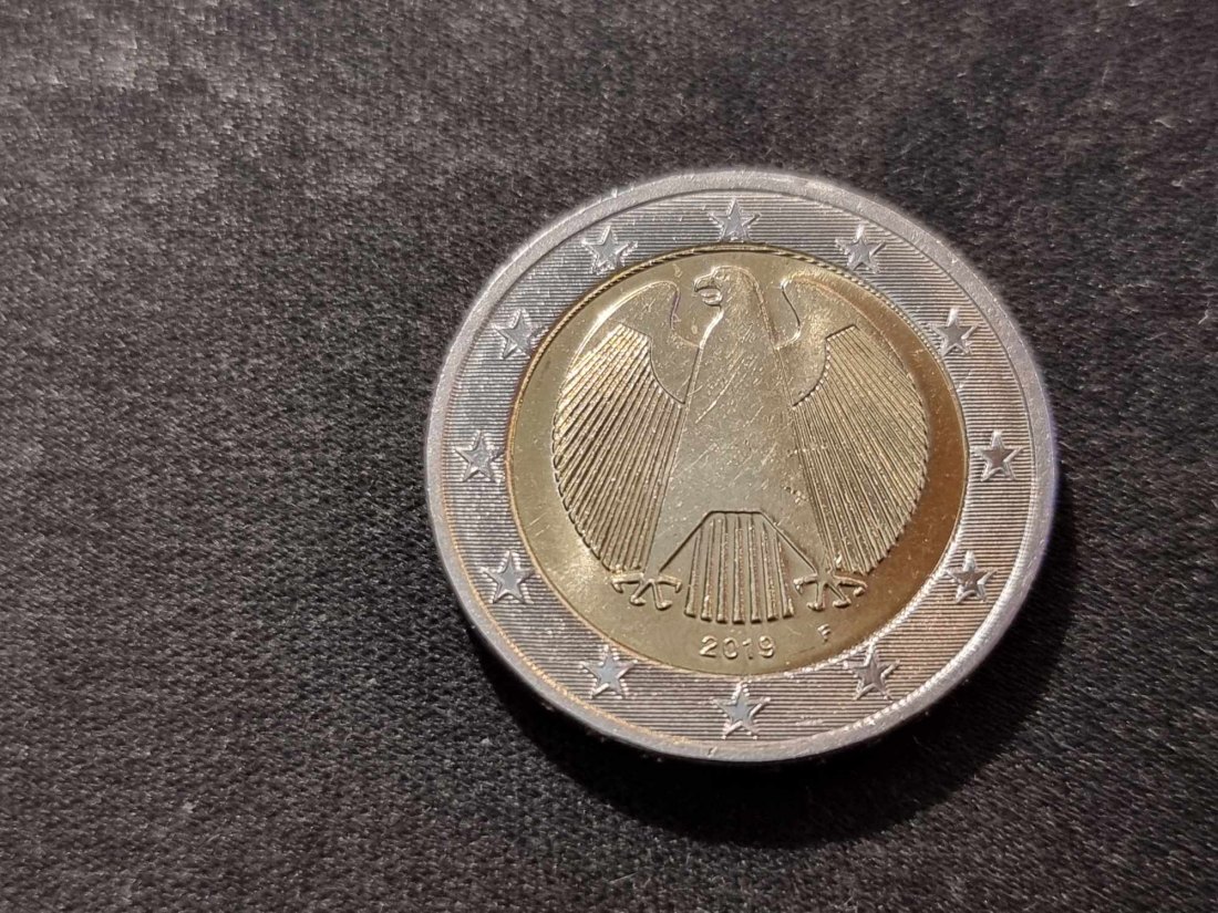 Deutschland 2 Euro 2019 F STG   