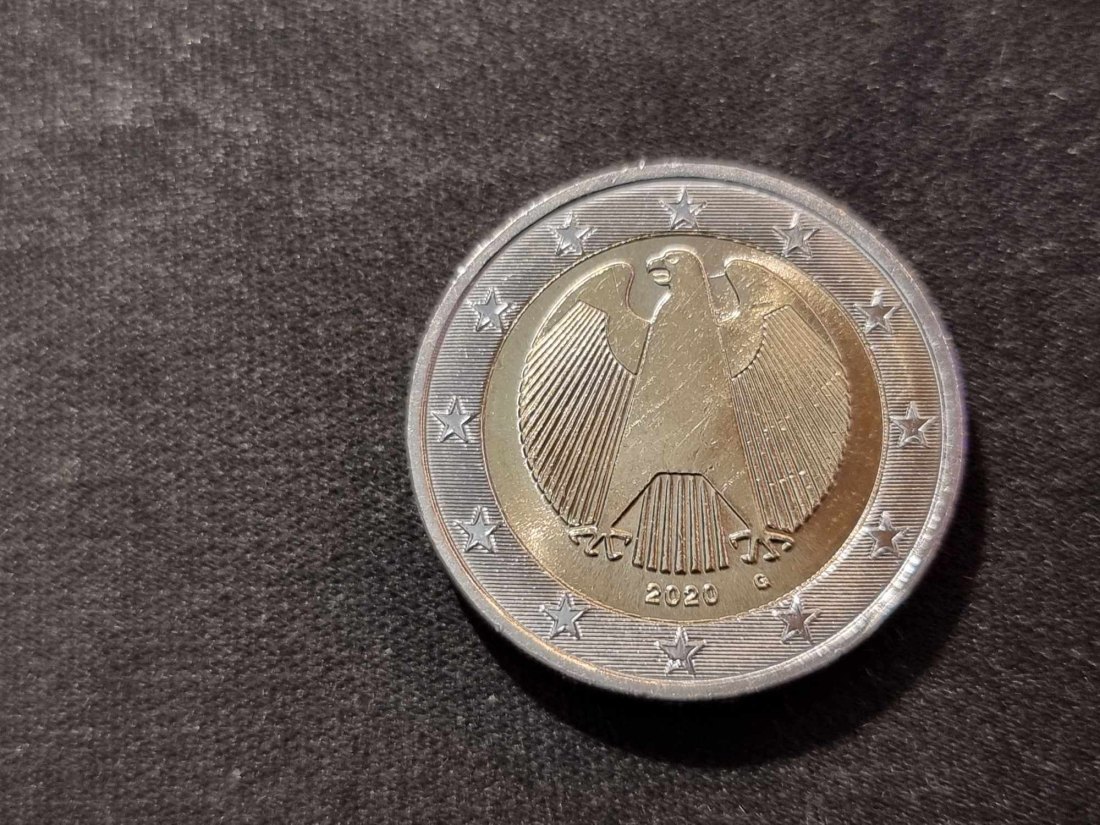  Deutschland 2 Euro 2020 G STG   