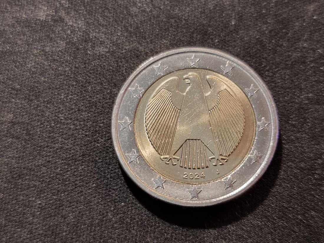  Deutschland 2 Euro 2024 J STG   
