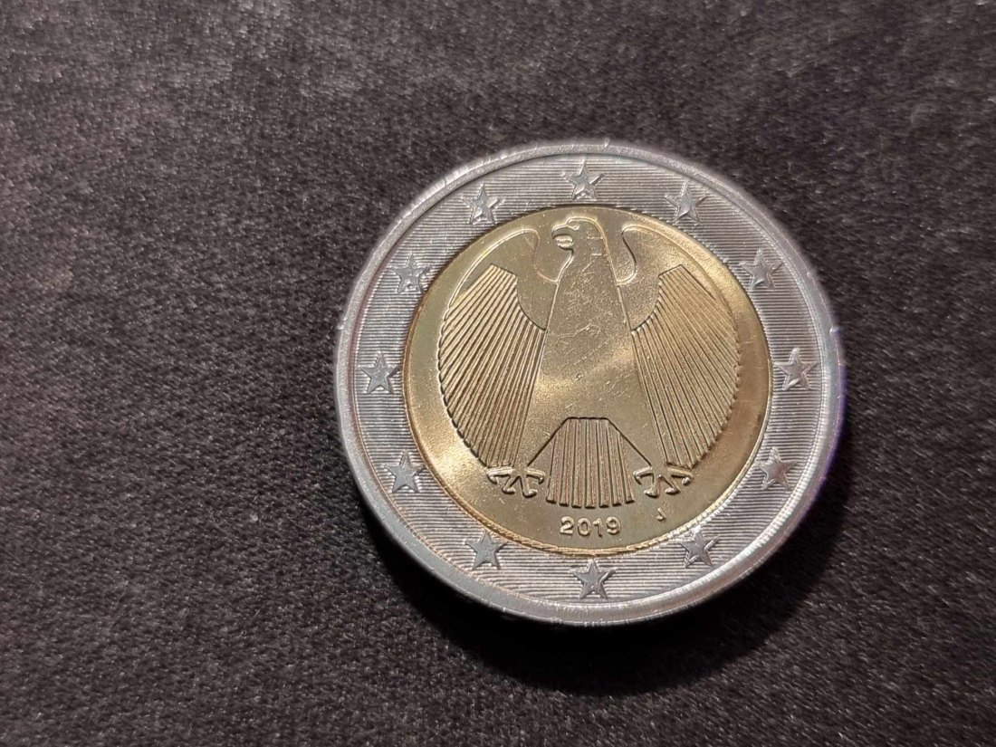  Deutschland 2 Euro 2019 J STG   