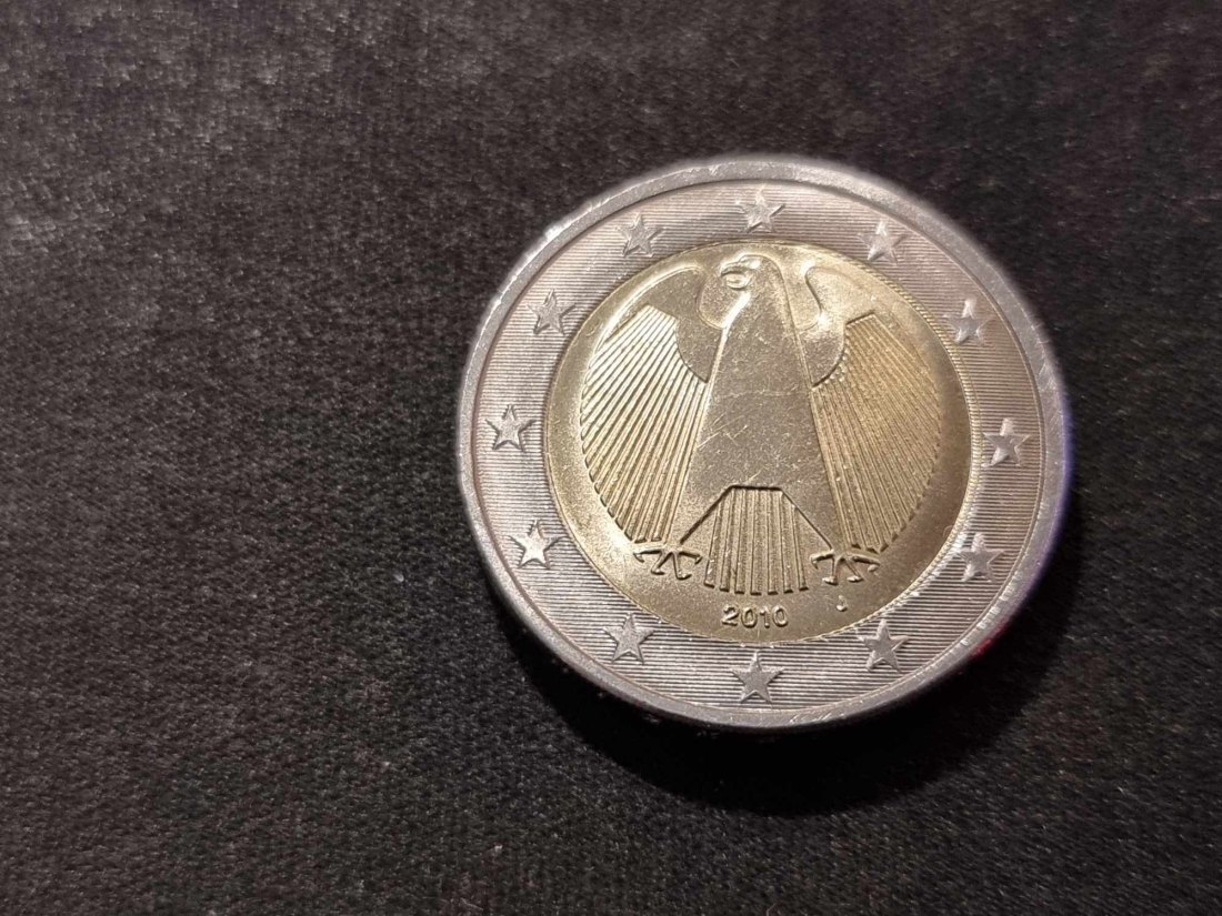  Deutschland 2 Euro 2010 J STG   