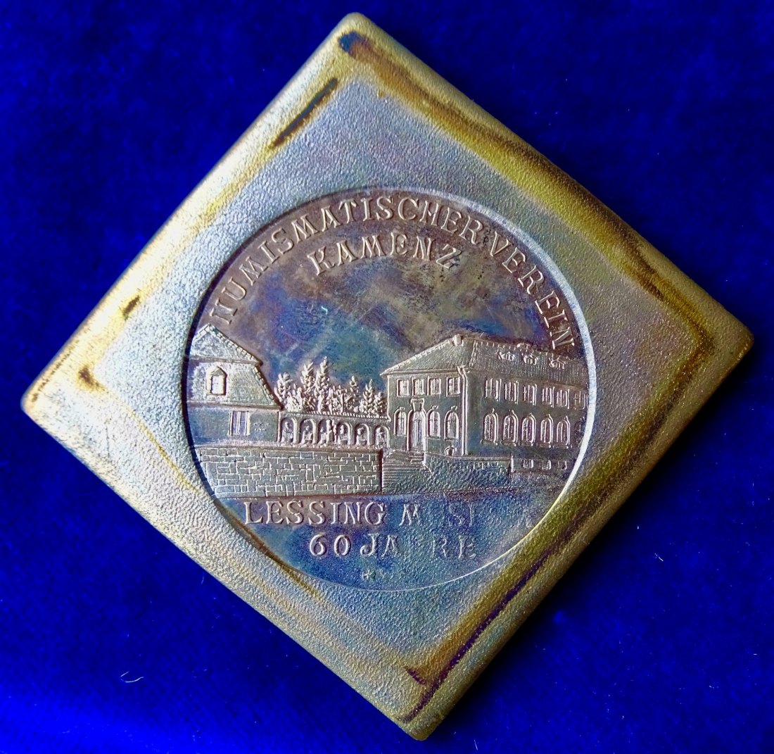 Kamenz (Ober- Lausitz) Medaillen Klippe von König 1991 Lessing Museum   
